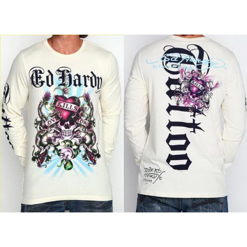 Men's Ed Hardy Long T Shirts officially authorized