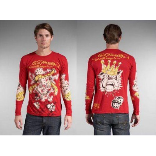 Men's Ed Hardy Long T Shirts largest collection
