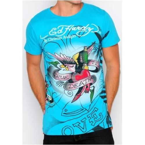 Mens Ed Hardy Short Sleeve T-shirt for sale Wholesale