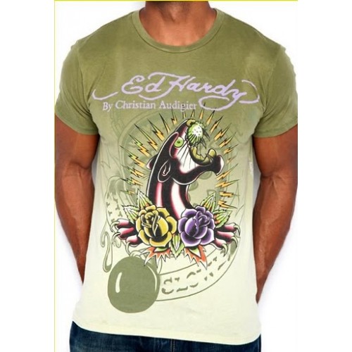 Mens Ed Hardy Short Sleeve T-shirt online Discount Save up to