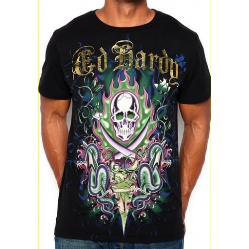 Mens Ed Hardy Short Sleeve T-shirt discount Outlet