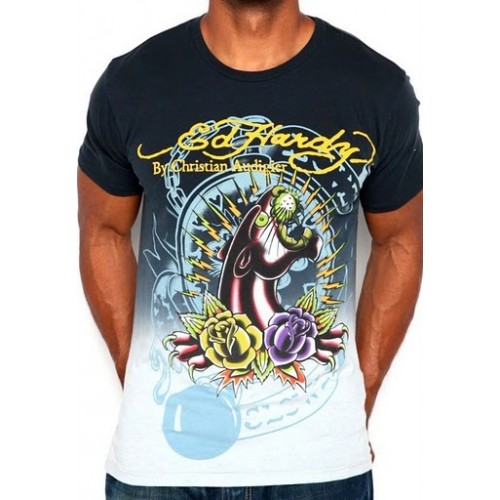 Mens Ed Hardy Short Sleeve T-shirt outlet discount world-wide renown