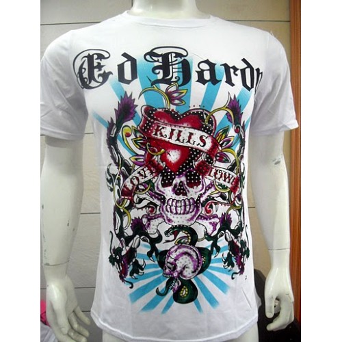 Mens Ed Hardy Love Kills Slowly Short Sleeve T-shirt sale cheap cheap prices