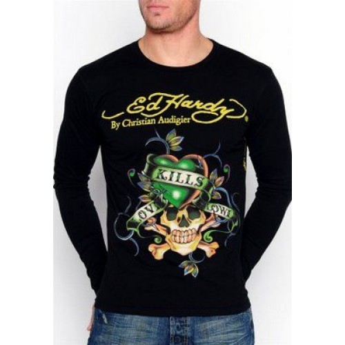 Men's Ed Hardy Long T Shirts professional online store