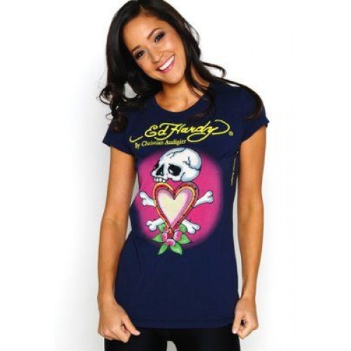 Women's Ed Hardy Short sleeves T-Shirts USA factory outlet